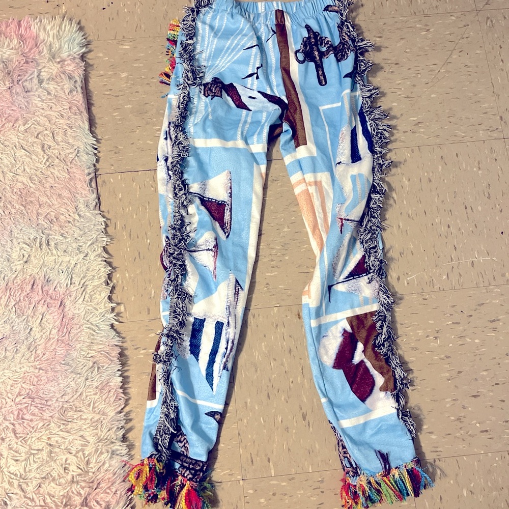Colorful Patterned Women's Jeans